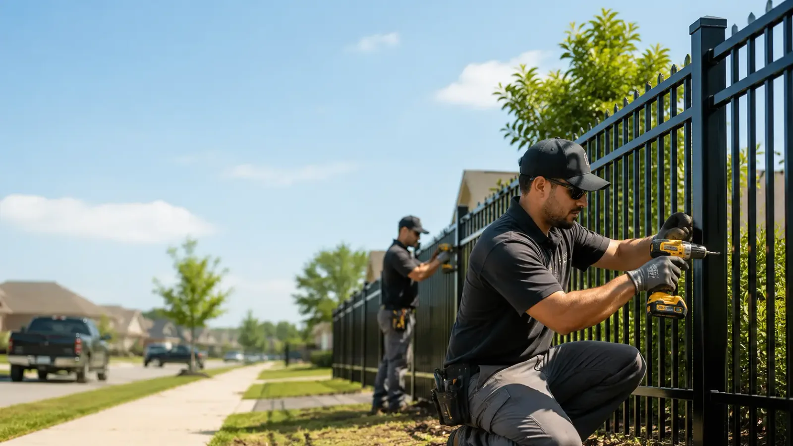 Metal Fence Installation in Cortland, IL